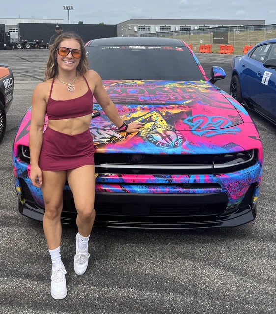 Demi Bagby with her Direct Connection Grudge Match build
